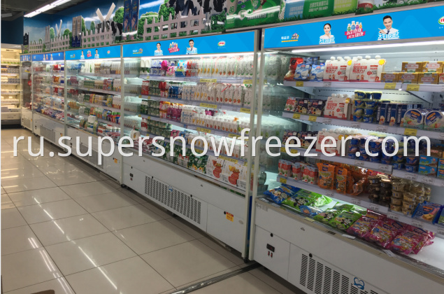 Open display chiller